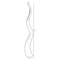 Uniquewise Animal Horn Shape Floor Vase for Entryway Dining or Living Room, Ceramic Black 51 in. QI004040.M - alternate 4